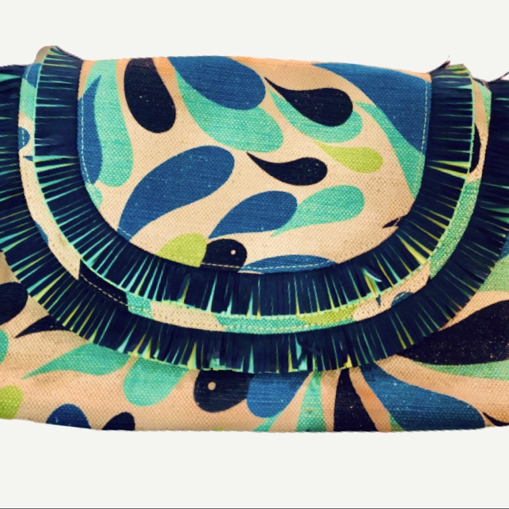 SALE!!! Vera Bradley Fringed Clutch